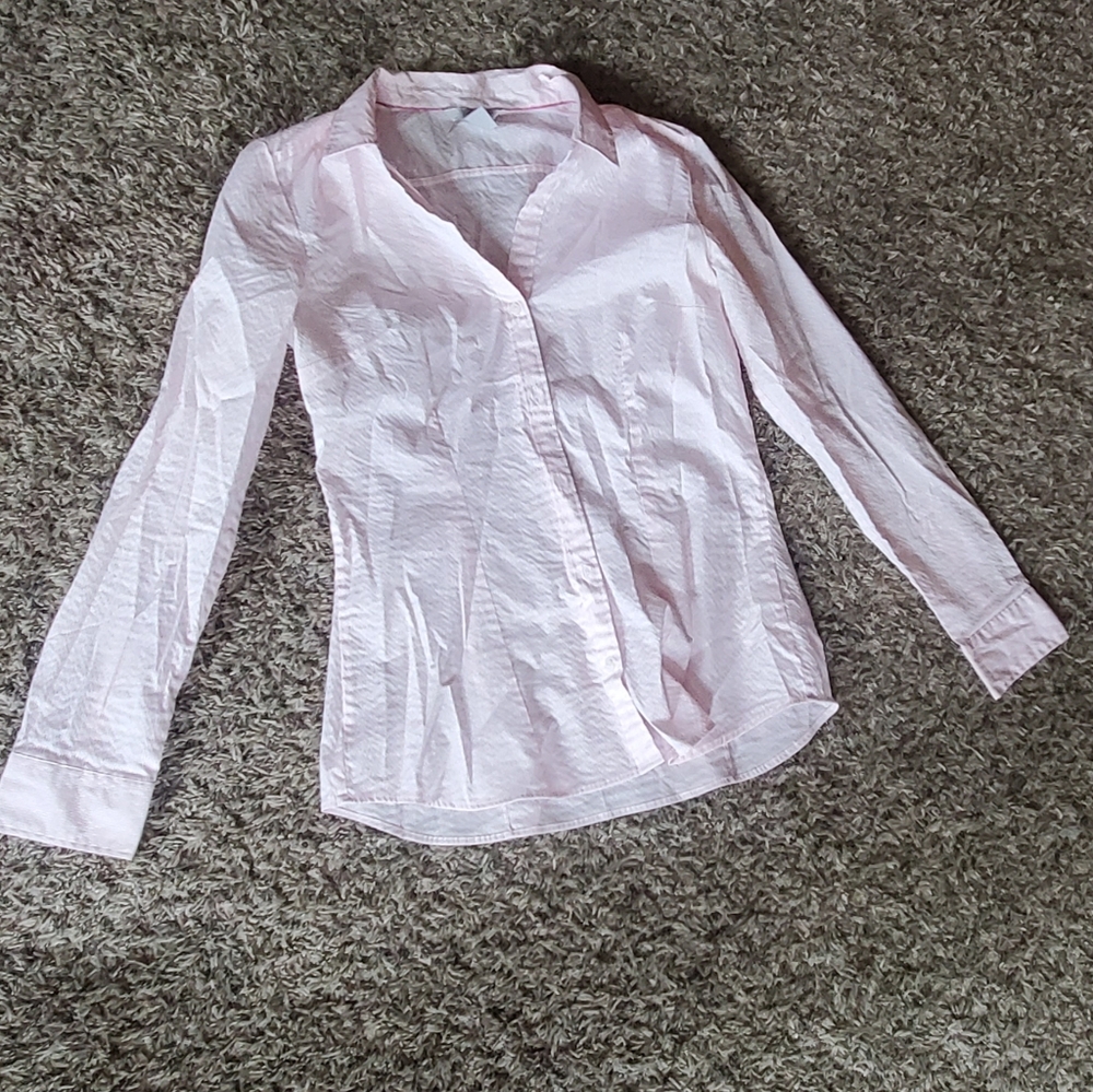 H&M Light Pink Button-Down Shirt